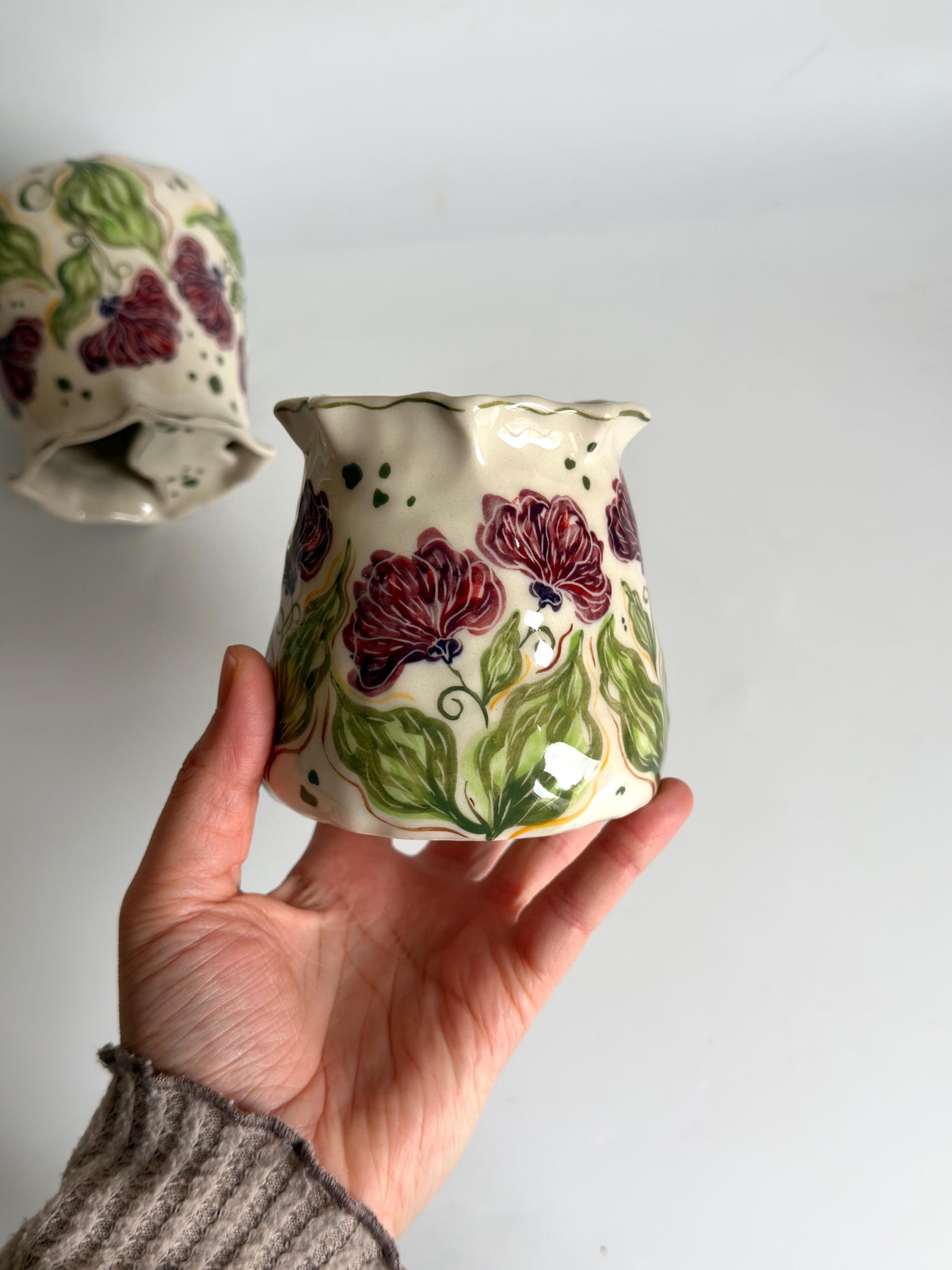 Purple Floral To Go Mug