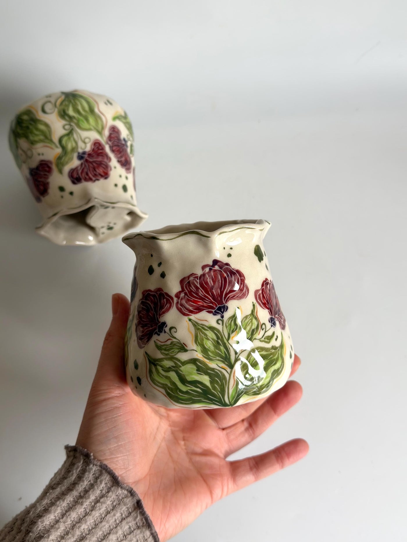 Purple Floral To Go Mug
