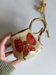 Cute Red Bows Mug