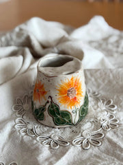 Yellow Sunflowers Travel Mug