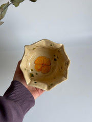 California Poppy Floral Illustration Cup