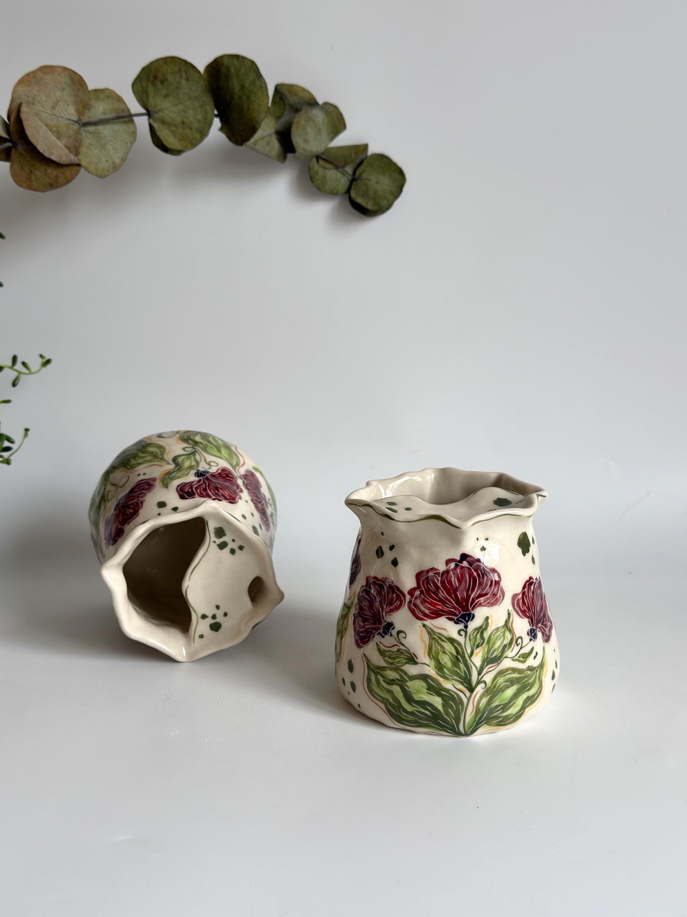 Purple Floral To Go Mug
