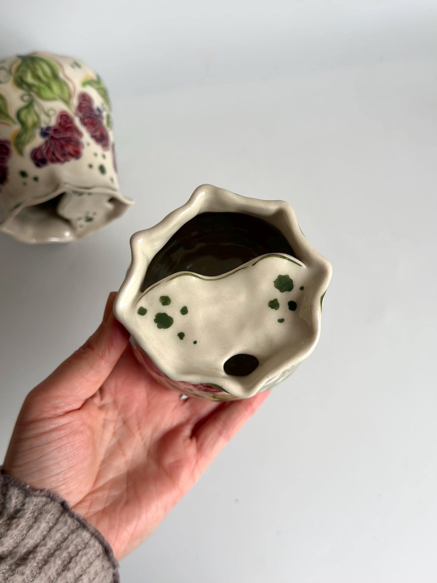 Purple Floral To Go Mug