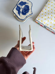 Blue Floral Napkin Holder