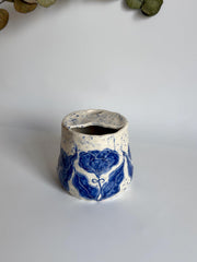 Blue Floral Travel Mug