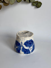 Blue Floral Travel Mug