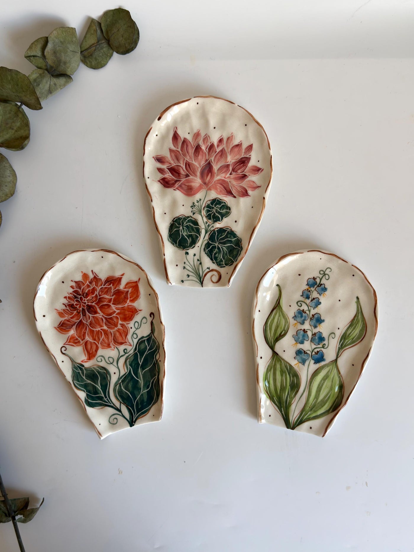 Detail Floral Spoon Rests