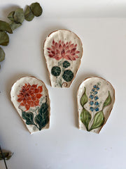 Detail Floral Spoon Rests