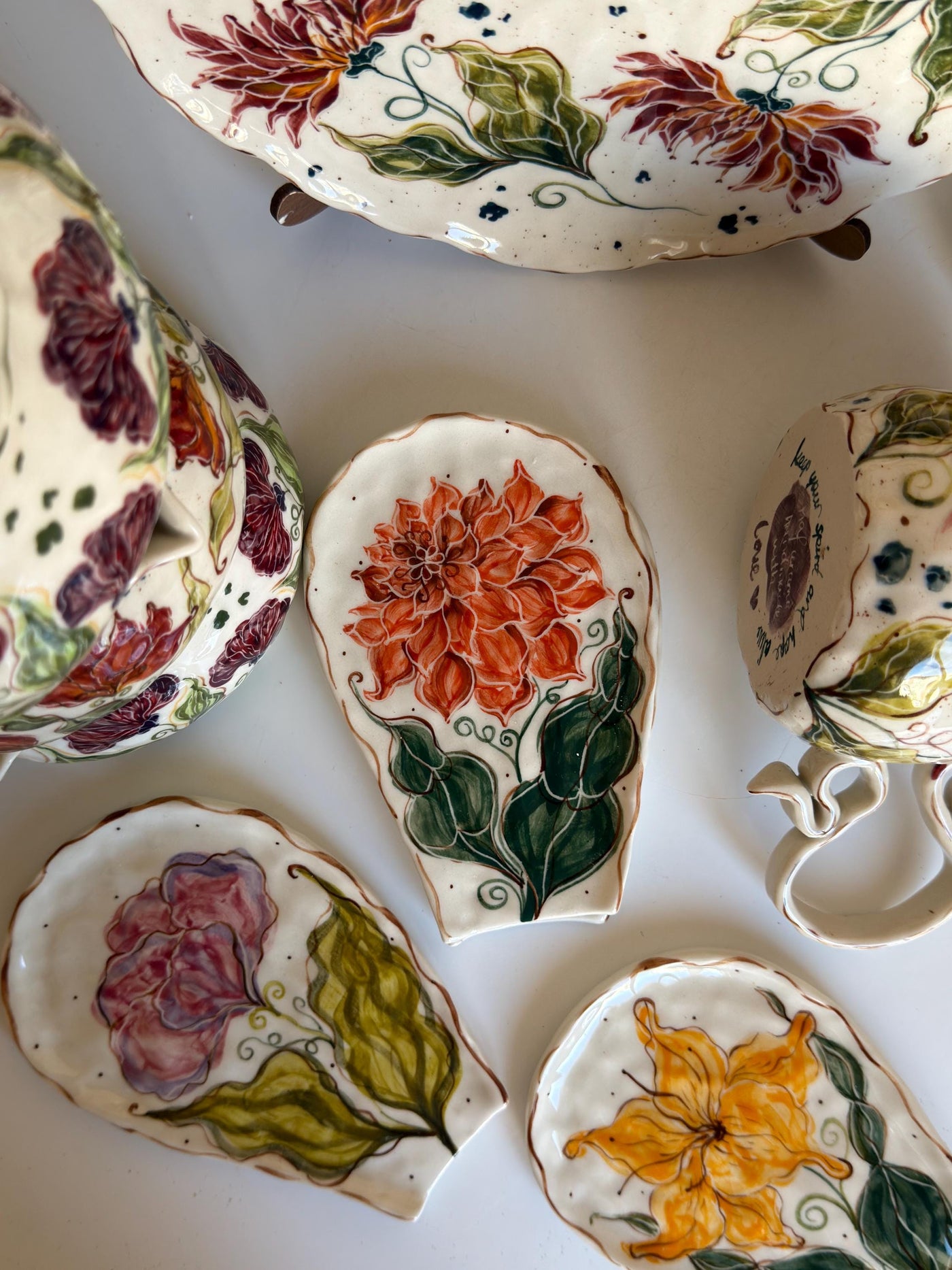 Detail Floral Spoon Rests