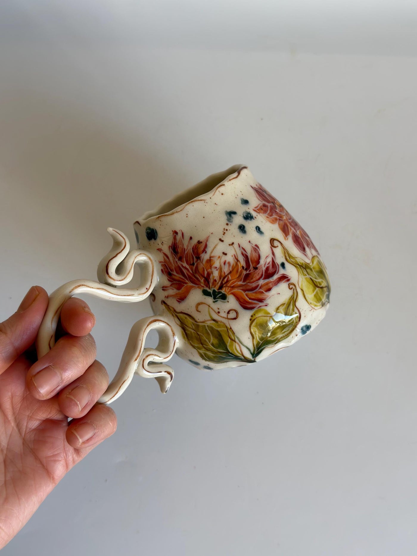 I Will Bloom Dahlia Mug