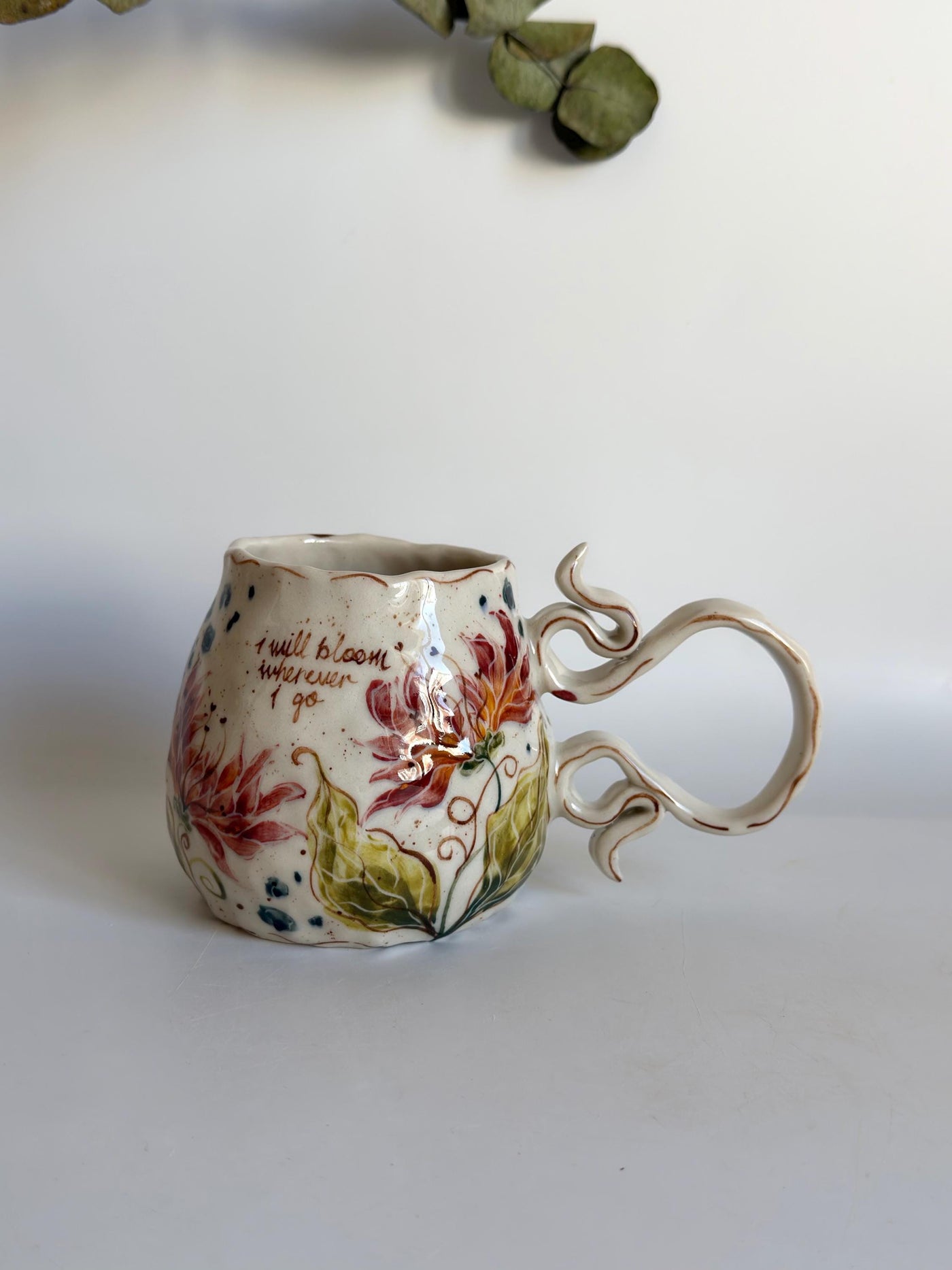 I Will Bloom Dahlia Mug