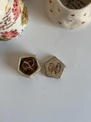Mini Blue Floral Jewelry Box
