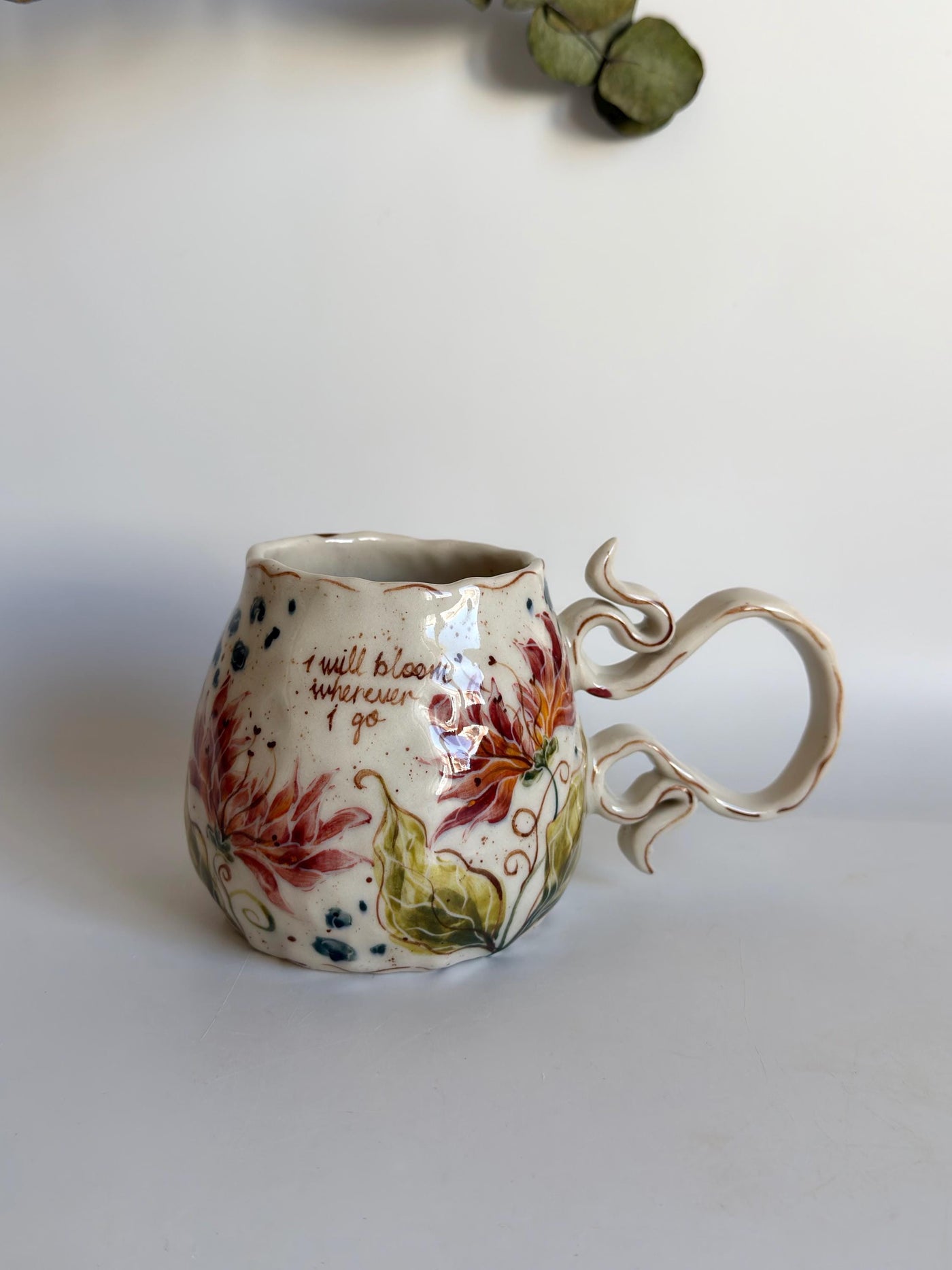 I Will Bloom Dahlia Mug