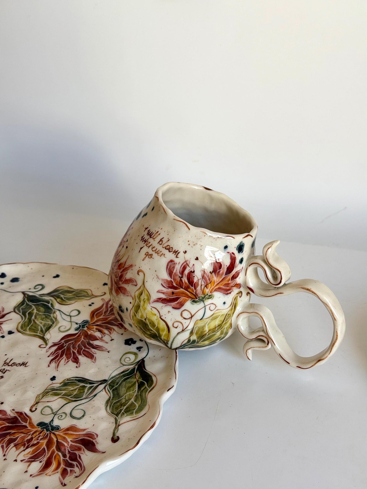I Will Bloom Dahlia Mug