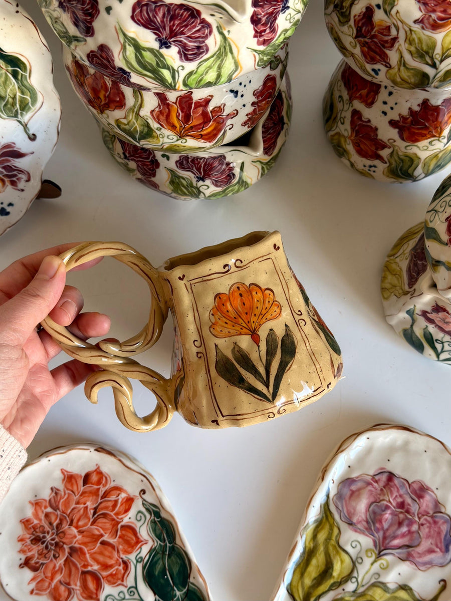 Rustic Tulip Mug