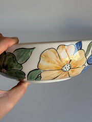 Colorful Big Flower Bowl