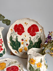 Red Poppies Plate