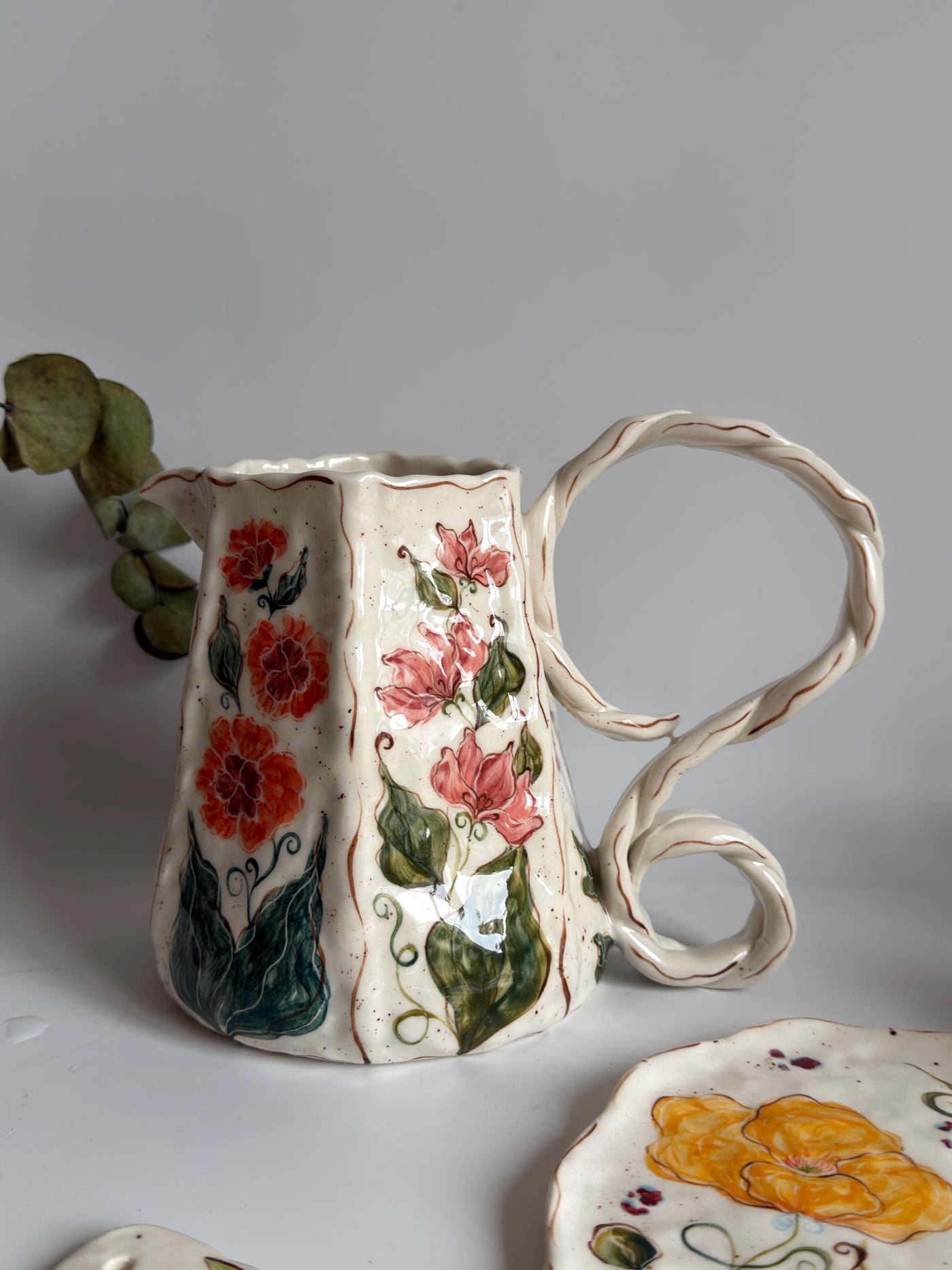 Wild Floral Pitcher