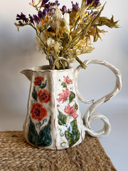 Wild Floral Pitcher