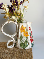 Wild Floral Pitcher