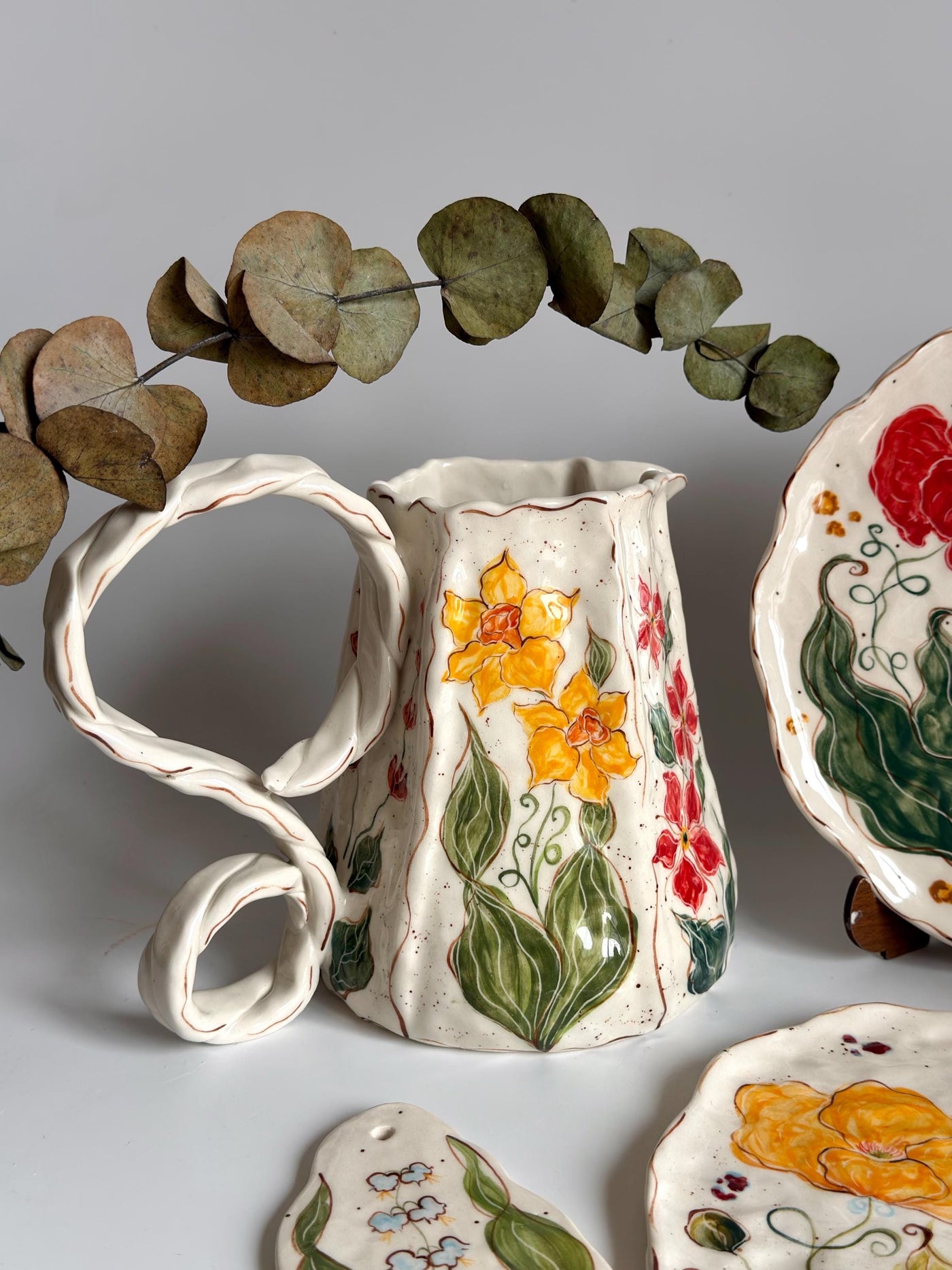 Wild Floral Pitcher