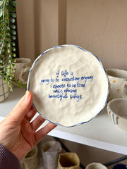 Affirmation Jewelry Holder, Plate