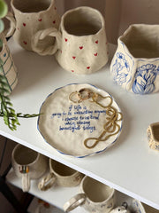 Affirmation Jewelry Holder, Plate