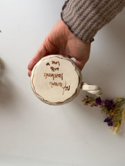 Pink, Orange Dreamy Flowers Mug