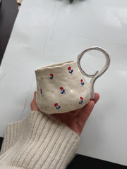 Personalized Cute Floral Minimalist Mug / Write