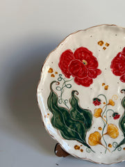 Red Poppies Plate