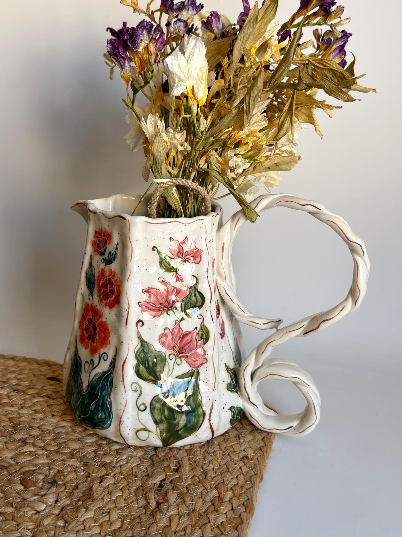 Wild Floral Pitcher