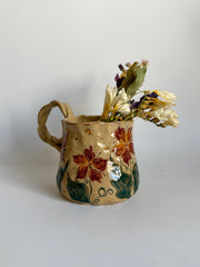 Scarlet Petal Bloom Mug