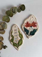 Gold Floral Wall Hangings