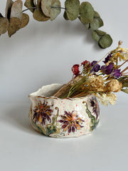 Cremon Flowers  Matcha Bowl