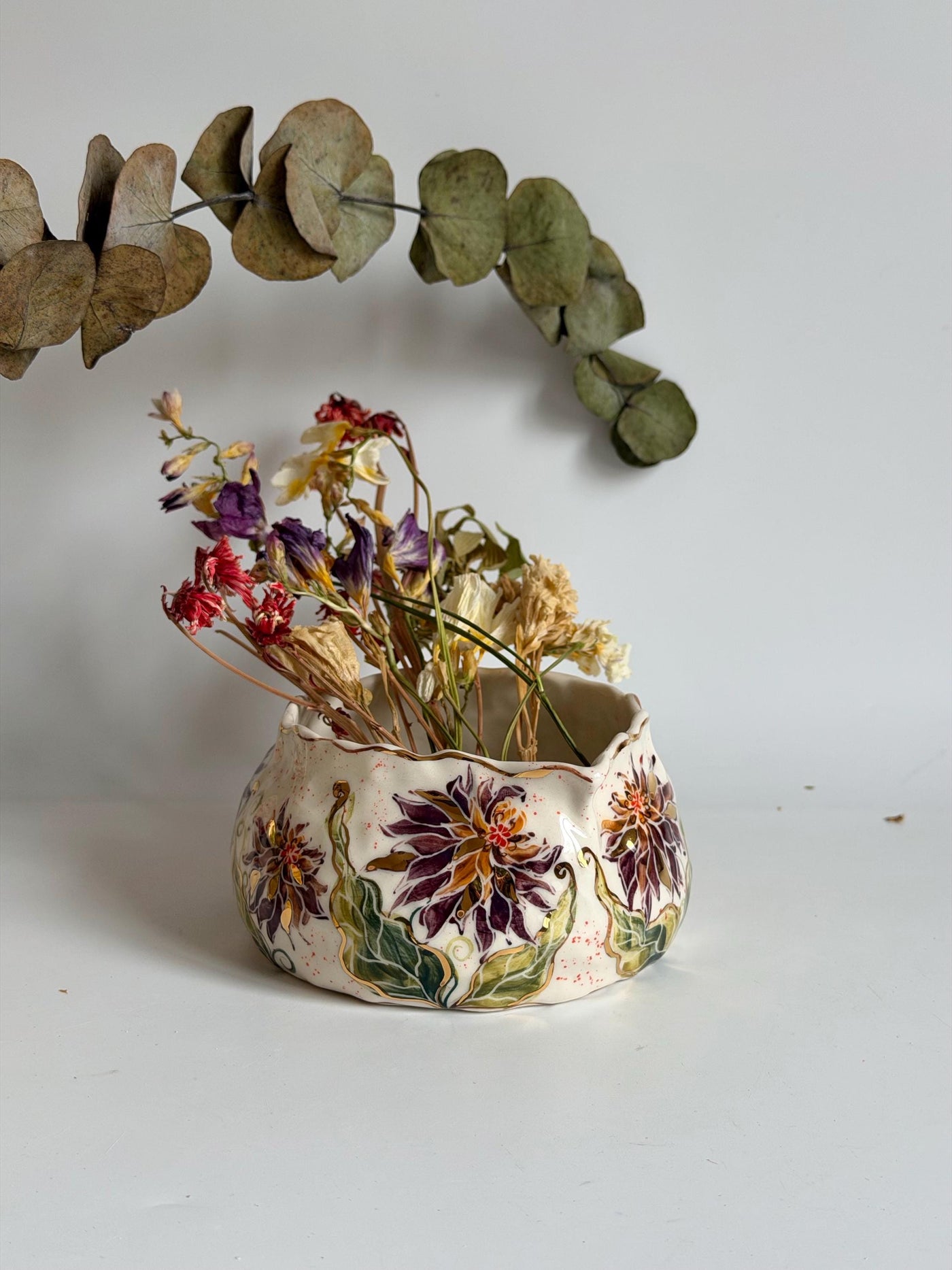 Cremon Flowers  Matcha Bowl