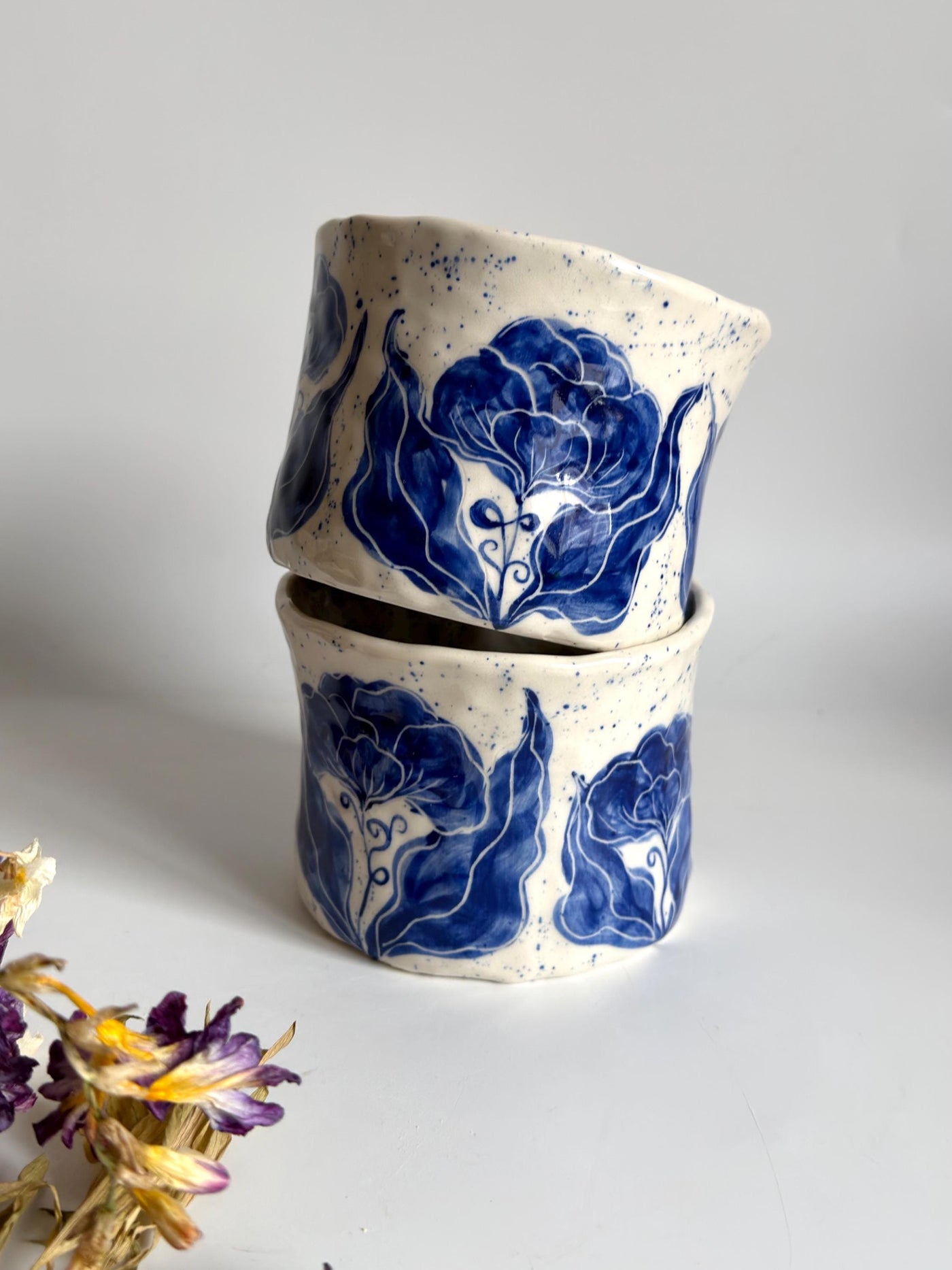 Blue Tulips Cup