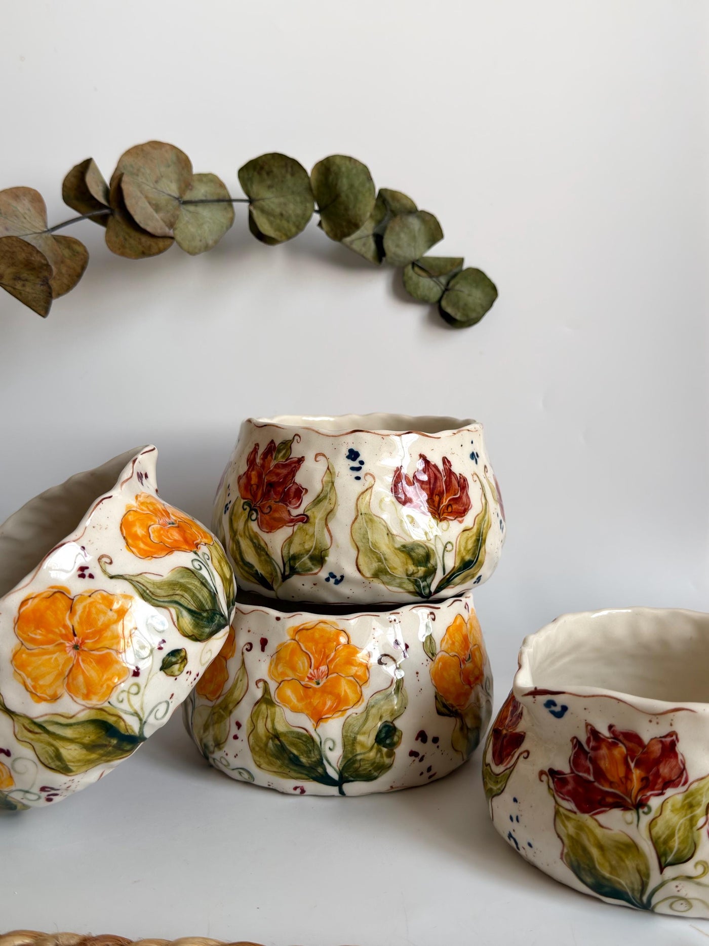 Bowl with California Poppy
