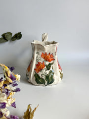 Pink Floral Pitcher
