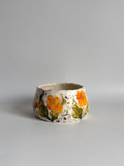Bowl with California Poppy