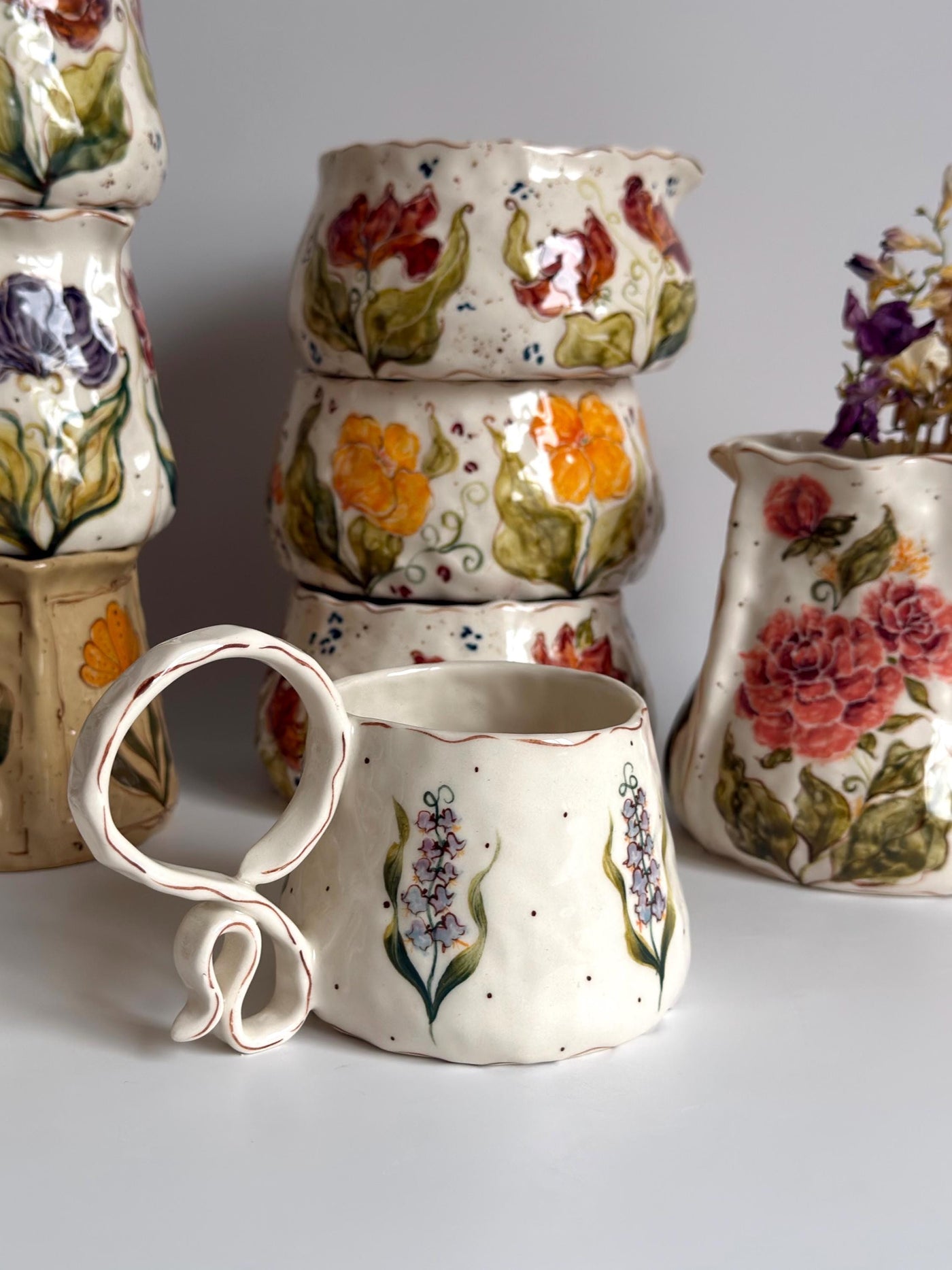 Lilly Of The Valley Flower Mug