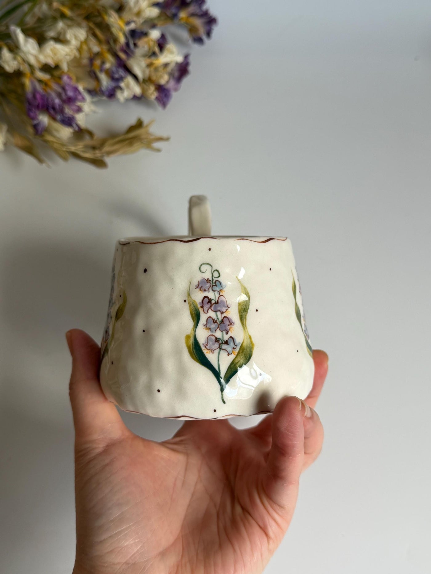 Lilly Of The Valley Flower Mug