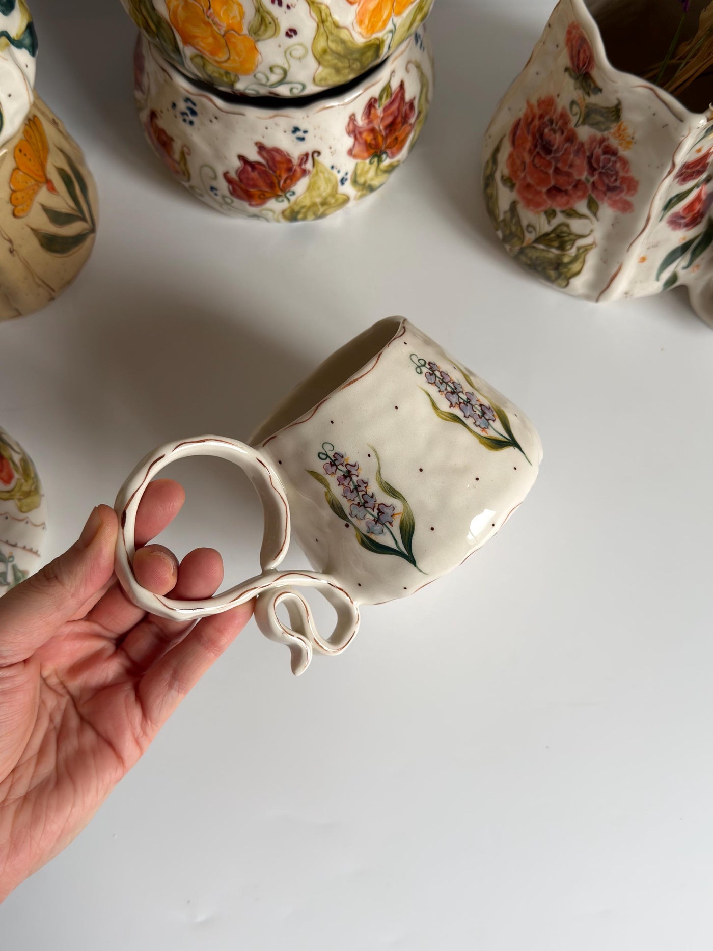 Lilly Of The Valley Flower Mug