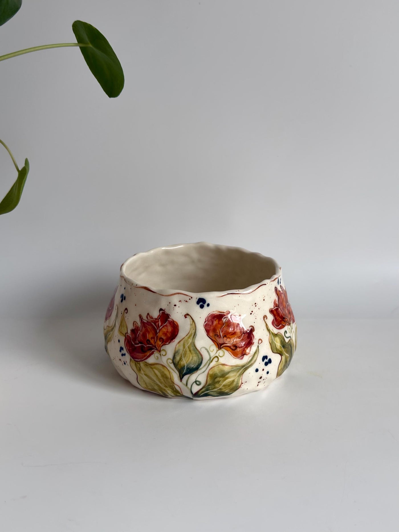 Artistic Tulips Bowl