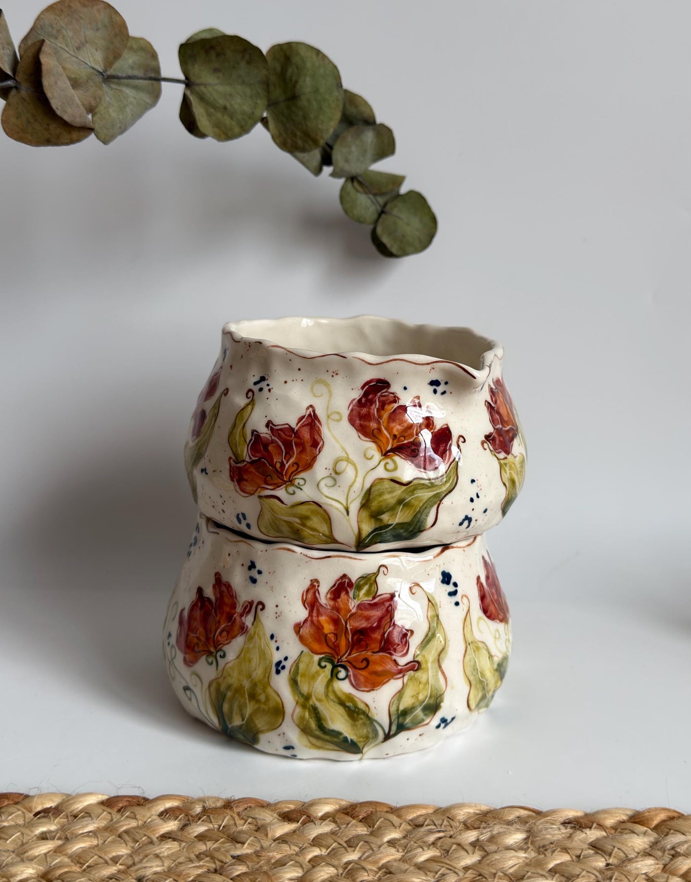 Artistic Tulips Bowl