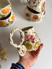 Water Lily, Butterfly and Dragonfly Mug