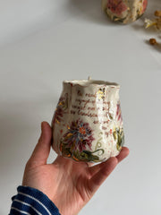 Blue Cremon Flowers Mug