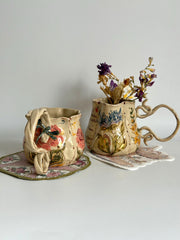 Never Let Your Roots Dry Artistic Cremon Flowers Mug