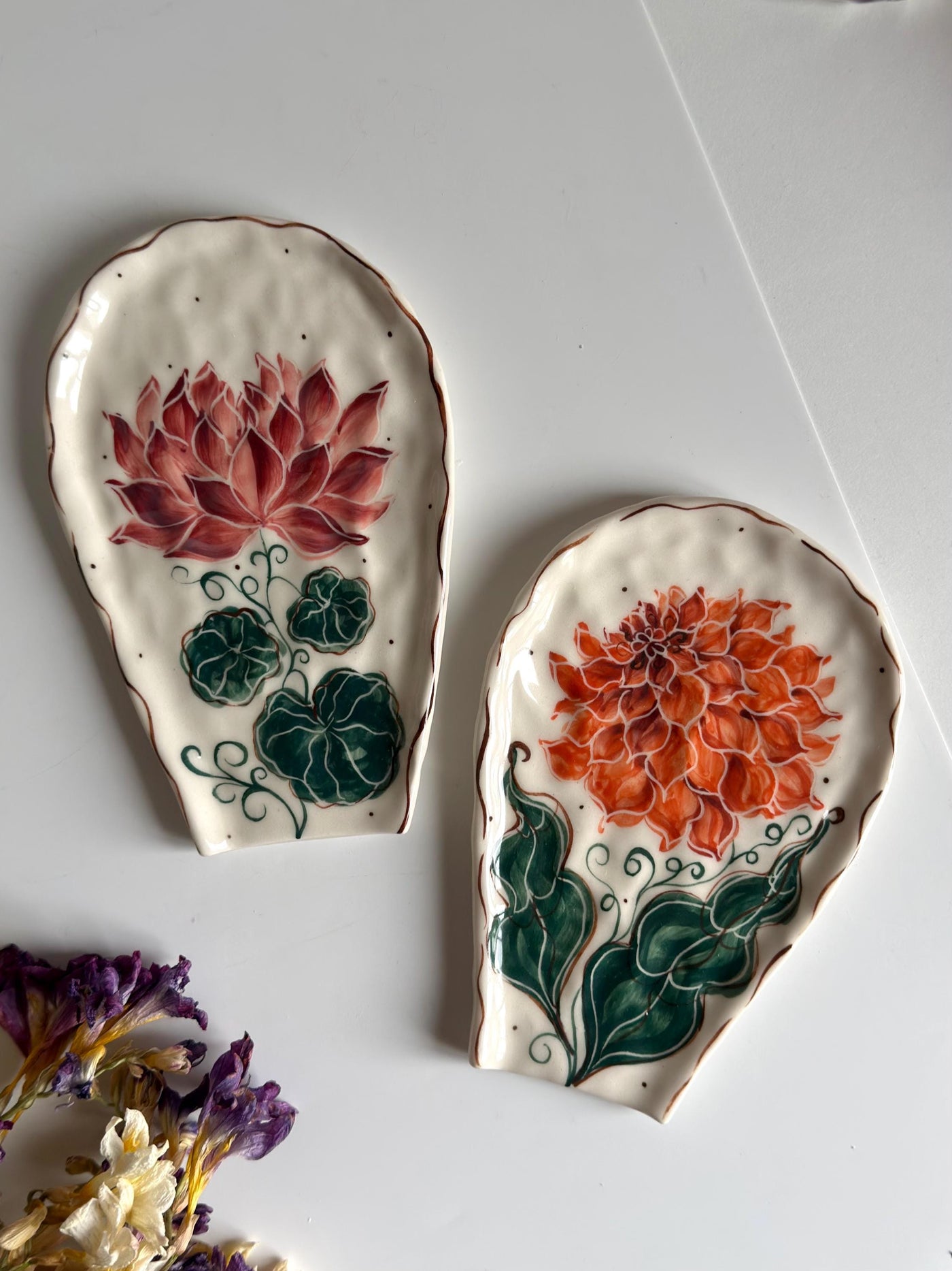 Detail Floral Spoon Rests