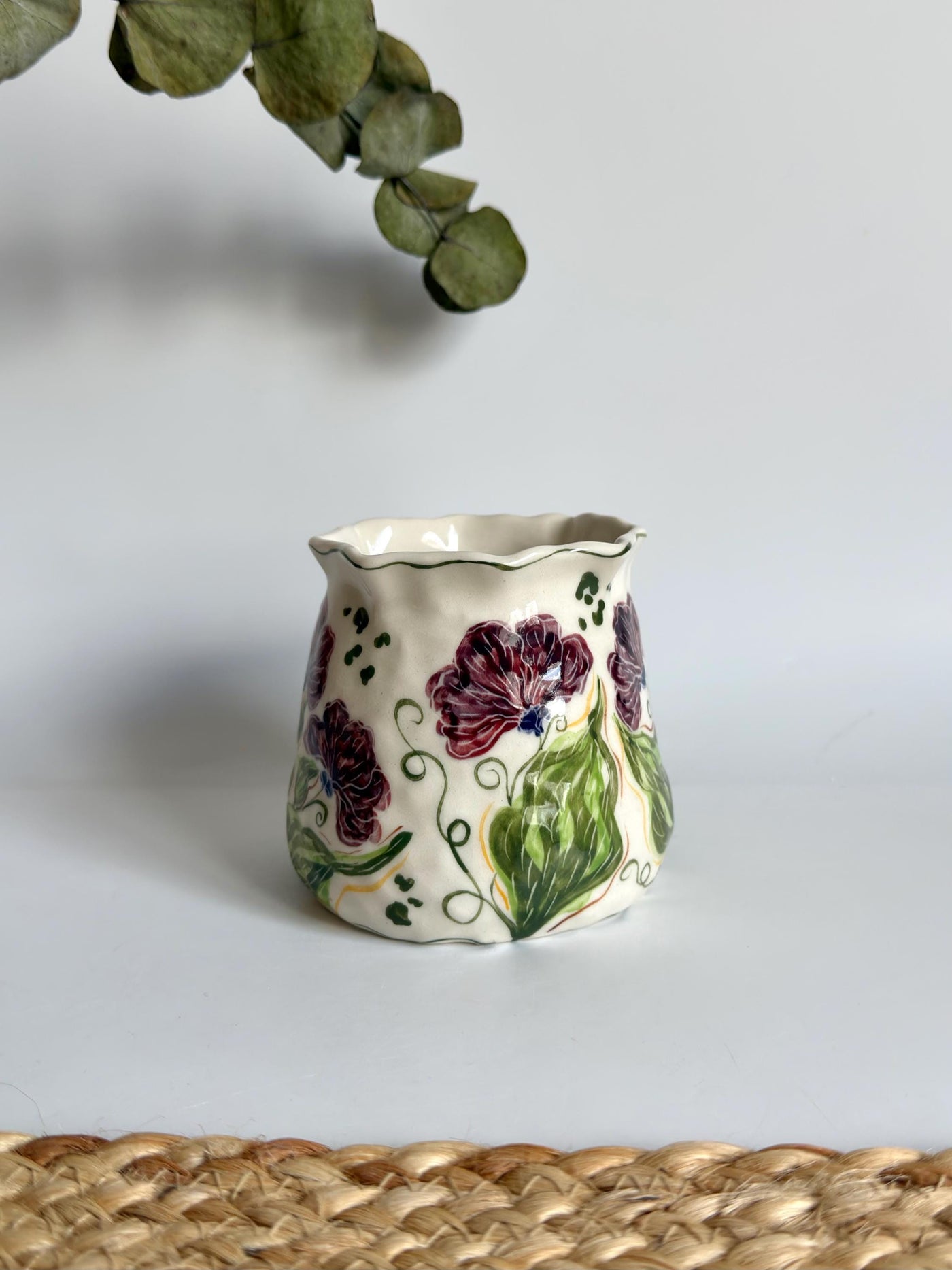 Purple Wildflowers Coffee Cup