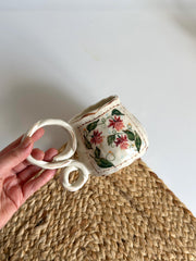 Braided Handle Unique Mug